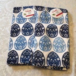 NWT T-fal Easter egg kitchen towels